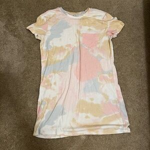 Versona tie-dye multicolor dress